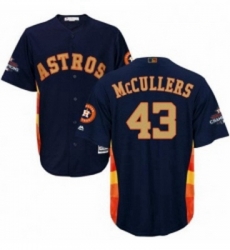 Youth Majestic Houston Astros 43 Lance McCullers Authentic Navy Blue Alternate 2018 Gold Program Cool Base MLB Jersey Youth Majestic Houston Astros 43 Lance McCullers Authentic Navy Blue Alternate 2018 Gold Program Cool Base MLB Jersey