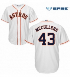 Youth Majestic Houston Astros 43 Lance McCullers Replica White Home Cool Base MLB Jersey Youth Majestic Houston Astros 43 Lance McCullers Replica White Home Cool Base MLB Jersey
