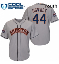 Youth Majestic Houston Astros 44 Roy Oswalt Authentic Grey Road 2017 World Series Champions Cool Base MLB Jersey Youth Majestic Houston Astros 44 Roy Oswalt Authentic Grey Road 2017 World Series Champions Cool Base MLB Jersey