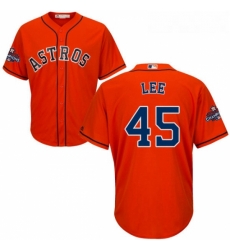 Youth Majestic Houston Astros 45 Carlos Lee Replica Orange Alternate 2017 World Series Champions Cool Base MLB Jersey Youth Majestic Houston Astros 45 Carlos Lee Replica Orange Alternate 2017 World Series Champions Cool Base MLB Jersey