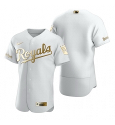 Kansas City Royals Blank White Nike Mens Authentic Golden Edition MLB Jersey Kansas City Royals Blank White Nike Mens Authentic Golden Edition MLB Jersey