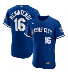 Men Kansas City Royals 16 Andrew Benintendi Blue Flex Base Stitched Jersey Men Kansas City Royals 16 Andrew Benintendi Blue Flex Base Stitched Jersey