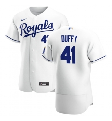 Men Kansas City Royals 41 Danny Duffy Men Nike White Home 2020 Flex Base Player MLB Jersey Men Kansas City Royals 41 Danny Duffy Men Nike White Home 2020 Flex Base Player MLB Jersey