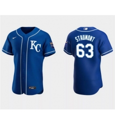 Men Kansas City Royals 63 Josh Staumont Royal Flex Base Stitched MLB Jersey Men Kansas City Royals 63 Josh Staumont Royal Flex Base Stitched MLB Jersey