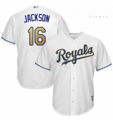 Mens Majestic Kansas City Royals 16 Bo Jackson Replica White Home Cool Base MLB Jersey Mens Majestic Kansas City Royals 16 Bo Jackson Replica White Home Cool Base MLB Jersey