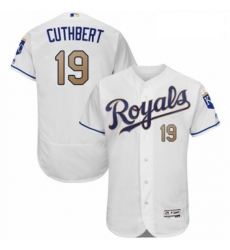 Mens Majestic Kansas City Royals 19 Cheslor Cuthbert White Flexbase Authentic Collection MLB Jersey Mens Majestic Kansas City Royals 19 Cheslor Cuthbert White Flexbase Authentic Collection MLB Jersey