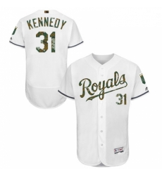 Mens Majestic Kansas City Royals 31 Ian Kennedy Authentic White 2016 Memorial Day Fashion Flex Base Jersey Mens Majestic Kansas City Royals 31 Ian Kennedy Authentic White 2016 Memorial Day Fashion Flex Base Jersey