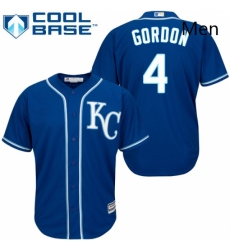 Mens Majestic Kansas City Royals 4 Alex Gordon Replica Blue Alternate 2 Cool Base MLB Jersey Mens Majestic Kansas City Royals 4 Alex Gordon Replica Blue Alternate 2 Cool Base MLB Jersey