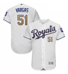 Mens Majestic Kansas City Royals 51 Jason Vargas White Flexbase Authentic Collection MLB Jersey Mens Majestic Kansas City Royals 51 Jason Vargas White Flexbase Authentic Collection MLB Jersey