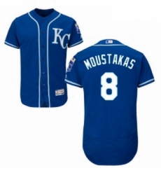 Mens Majestic Kansas City Royals 8 Mike Moustakas Royal Blue Alternate Flex Base Authentic Collection MLB Jersey Mens Majestic Kansas City Royals 8 Mike Moustakas Royal Blue Alternate Flex Base Authentic Collection MLB Jersey