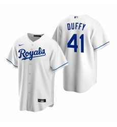 Mens Nike Kansas City Royals 41 Danny Duffy White Home Stitched Baseball Jerse Mens Nike Kansas City Royals 41 Danny Duffy White Home Stitched Baseball Jerse