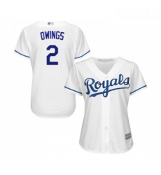 Womens Kansas City Royals 2 Chris Owings Replica White Home Cool Base Baseball Jersey Womens Kansas City Royals 2 Chris Owings Replica White Home Cool Base Baseball Jersey