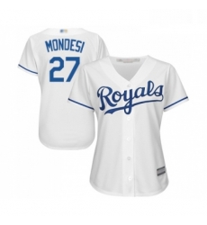 Womens Kansas City Royals 27 Raul Mondesi Replica White Home Cool Base Baseball Jersey Womens Kansas City Royals 27 Raul Mondesi Replica White Home Cool Base Baseball Jersey