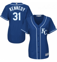 Womens Majestic Kansas City Royals 31 Ian Kennedy Authentic Blue Alternate 2 Cool Base MLB Jersey Womens Majestic Kansas City Royals 31 Ian Kennedy Authentic Blue Alternate 2 Cool Base MLB Jersey