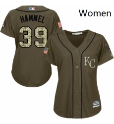 Womens Majestic Kansas City Royals 39 Jason Hammel Authentic Green Salute to Service MLB Jersey Womens Majestic Kansas City Royals 39 Jason Hammel Authentic Green Salute to Service MLB Jersey