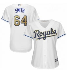 Womens Majestic Kansas City Royals 64 Burch Smith Replica White Home Cool Base MLB Jersey Womens Majestic Kansas City Royals 64 Burch Smith Replica White Home Cool Base MLB Jersey