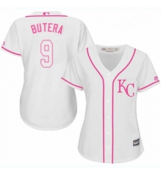 Womens Majestic Kansas City Royals 9 Drew Butera Replica White Fashion Cool Base MLB Jersey Womens Majestic Kansas City Royals 9 Drew Butera Replica White Fashion Cool Base MLB Jersey