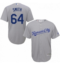 Youth Majestic Kansas City Royals 64 Burch Smith Authentic Grey Road Cool Base MLB Jersey Youth Majestic Kansas City Royals 64 Burch Smith Authentic Grey Road Cool Base MLB Jersey