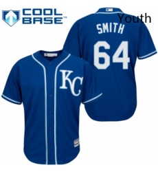 Youth Majestic Kansas City Royals 64 Burch Smith Replica Blue Alternate 2 Cool Base MLB Jersey Youth Majestic Kansas City Royals 64 Burch Smith Replica Blue Alternate 2 Cool Base MLB Jersey