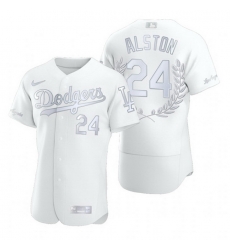 Dodgers 24 Walter Alston White Nike Flexbase Fashion Jersey Dodgers 24 Walter Alston White Nike Flexbase Fashion Jersey