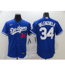 Dodgers 34 Fernando Valenzuela Royal 2020 Nike Flexbase Jersey Dodgers 34 Fernando Valenzuela Royal 2020 Nike Flexbase Jersey
