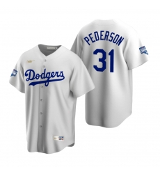 Men Brooklyn Los Angeles Dodgers 31 Joc Pederson White 2020 World Series Champions Cooperstown Collection Jersey Men Brooklyn Los Angeles Dodgers 31 Joc Pederson White 2020 World Series Champions Cooperstown Collection Jersey