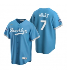 Men Brooklyn Los Angeles Dodgers 7 Julio Urias Light Blue 2020 World Series Champions Cooperstown Collection Jersey Men Brooklyn Los Angeles Dodgers 7 Julio Urias Light Blue 2020 World Series Champions Cooperstown Collection Jersey