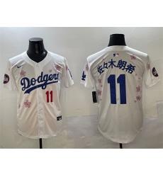 Men Los Angeles Dodgers 11 Roki Sasaki White 2025 Tokyo Series Limited Stitched Baseball Jersey Men Los Angeles Dodgers 11 Roki Sasaki White 2025 Tokyo Series Limited Stitched Baseball Jersey