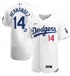 Men Los Angeles Dodgers 14 Enrique Hernandez White Nike 2020 World Series Champions Flexbase Jersey Men Los Angeles Dodgers 14 Enrique Hernandez White Nike 2020 World Series Champions Flexbase Jersey