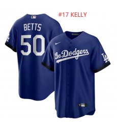 Men Los Angeles Dodgers #17 Joe Kelly Nike City Connect Replica Player Jersey Royal Men Los Angeles Dodgers #17 Joe Kelly Nike City Connect Replica Player Jersey Royal