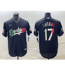 Men Los Angeles Dodgers 17 Shohei Ohtani Mexico Black Cool Base Stitched Baseball Jerseys Men Los Angeles Dodgers 17 Shohei Ohtani Mexico Black Cool Base Stitched Baseball Jerseys