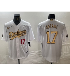 Men Los Angeles Dodgers 17 Shohei Ohtani Number White 2022 All Star Stitched Cool Base Nike Jersey Men Los Angeles Dodgers 17 Shohei Ohtani Number White 2022 All Star Stitched Cool Base Nike Jersey