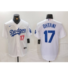 Men Los Angeles Dodgers 17 Shohei Ohtani White Stitched Baseball Jersey 2 Men Los Angeles Dodgers 17 Shohei Ohtani White Stitched Baseball Jersey 2