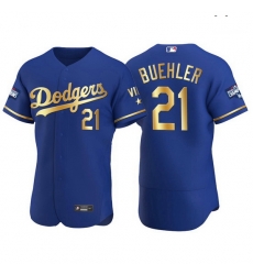 Men Los Angeles Dodgers 21 Walker Buehler Men Nike Authentic 2021 Gold Program World Series Champions MLB Jersey Royal Men Los Angeles Dodgers 21 Walker Buehler Men Nike Authentic 2021 Gold Program World Series Champions MLB Jersey Royal