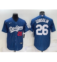 Men Los Angeles Dodgers 26 Tony Gonsolin Navy Cool Base Stitched Baseball Jersey Men Los Angeles Dodgers 26 Tony Gonsolin Navy Cool Base Stitched Baseball Jersey
