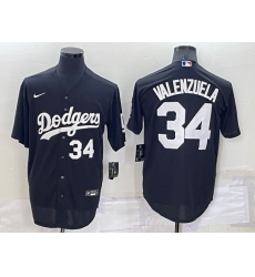 Men Los Angeles Dodgers 34 Toro Valenzuela Black Cool Base Stitched Baseball Jersey Men Los Angeles Dodgers 34 Toro Valenzuela Black Cool Base Stitched Baseball Jersey