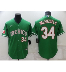 Men Los Angeles Dodgers 34 Toro Valenzuela Green Mexico Stitched Baseball jersey Men Los Angeles Dodgers 34 Toro Valenzuela Green Mexico Stitched Baseball jersey