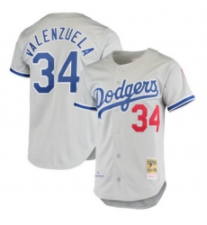 Men Los Angeles Dodgers 34 Toro Valenzuela Grey With Patch Cool Base Stitched Baseball Jersey Men Los Angeles Dodgers 34 Toro Valenzuela Grey With Patch Cool Base Stitched Baseball Jersey