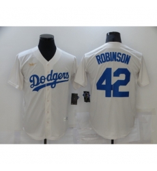 Men Los Angeles Dodgers 42 Jackie Robinson Cream Nike Game Throwback Jersey Men Los Angeles Dodgers 42 Jackie Robinson Cream Nike Game Throwback Jersey