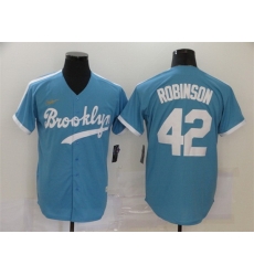 Men Los Angeles Dodgers 42 Jackie Robinson Light Blue Throwback Cool Base Stitched Baseball Jersey Men Los Angeles Dodgers 42 Jackie Robinson Light Blue Throwback Cool Base Stitched Baseball Jersey
