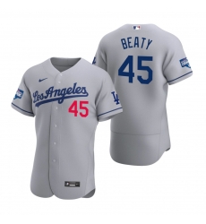 Men Los Angeles Dodgers 45 Matt Beaty Gray 2020 World Series Champions Flex Base Jersey Men Los Angeles Dodgers 45 Matt Beaty Gray 2020 World Series Champions Flex Base Jersey