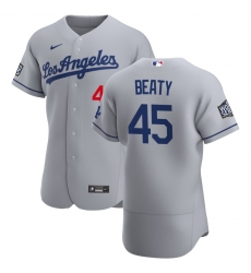Men Los Angeles Dodgers 45 Matt Beaty Men Nike Gray Road 2020 World Series Bound Flex Base Team MLB Jersey Men Los Angeles Dodgers 45 Matt Beaty Men Nike Gray Road 2020 World Series Bound Flex Base Team MLB Jersey