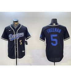 Men Los Angeles Dodgers 5 Freddie Freeman Black 2024 World Series Cool Base Stitched Baseball Jersey 7 Men Los Angeles Dodgers 5 Freddie Freeman Black 2024 World Series Cool Base Stitched Baseball Jersey 7