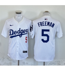 Men Los Angeles Dodgers 5 Freddie Freeman White 2024 Limited Stitched Baseball Jersey Men Los Angeles Dodgers 5 Freddie Freeman White 2024 Limited Stitched Baseball Jersey