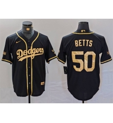 Men Los Angeles Dodgers 50 Mookie Betts Black Gold World Series Champions Cool Base Stitched Baseball Jersey Men Los Angeles Dodgers 50 Mookie Betts Black Gold World Series Champions Cool Base Stitched Baseball Jersey