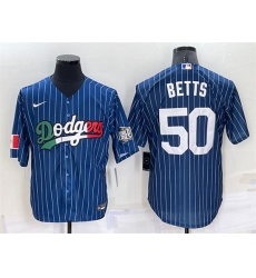 Men Los Angeles Dodgers 50 Mookie Betts Navy Mexico World Series Cool Base Stitched Baseball Jersey Men Los Angeles Dodgers 50 Mookie Betts Navy Mexico World Series Cool Base Stitched Baseball Jersey