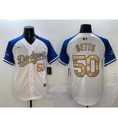 Men Los Angeles Dodgers 50 Mookie Betts White Royal Gold 2024 World Series Champions Vapor Limited Stitched Baseball Jersey Men Los Angeles Dodgers 50 Mookie Betts White Royal Gold 2024 World Series Champions Vapor Limited Stitched Baseball Jersey