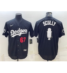 Men Los Angeles Dodgers 67 Vin Scully Black Big Logo With Vin Scully Patch Stitched Jersey 2 Men Los Angeles Dodgers 67 Vin Scully Black Big Logo With Vin Scully Patch Stitched Jersey 2