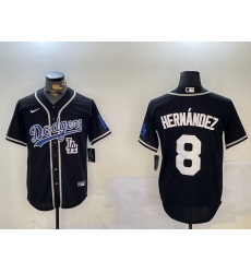 Men Los Angeles Dodgers 8 Enrique Hernandez Black 2024 World Series Cool Base Stitched Baseball Jersey 10 Men Los Angeles Dodgers 8 Enrique Hernandez Black 2024 World Series Cool Base Stitched Baseball Jersey 10