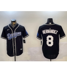 Men Los Angeles Dodgers 8 Enrique Hernandez Black 2024 World Series Cool Base Stitched Baseball Jersey 1 Men Los Angeles Dodgers 8 Enrique Hernandez Black 2024 World Series Cool Base Stitched Baseball Jersey 1